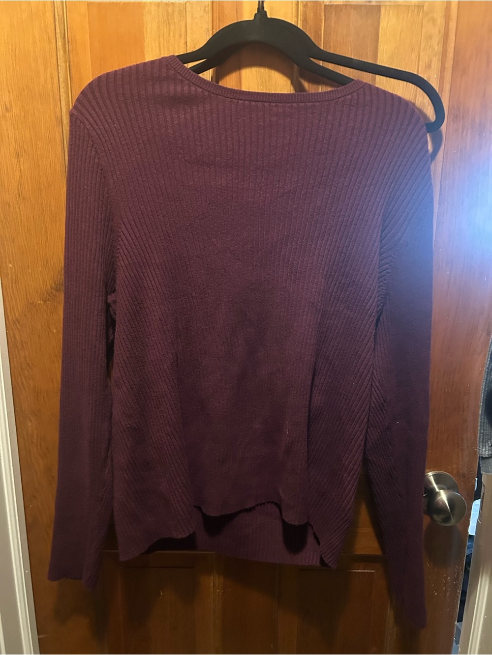 Old Navy Women's Ribbed Long-Sleeve Sweater - Plum